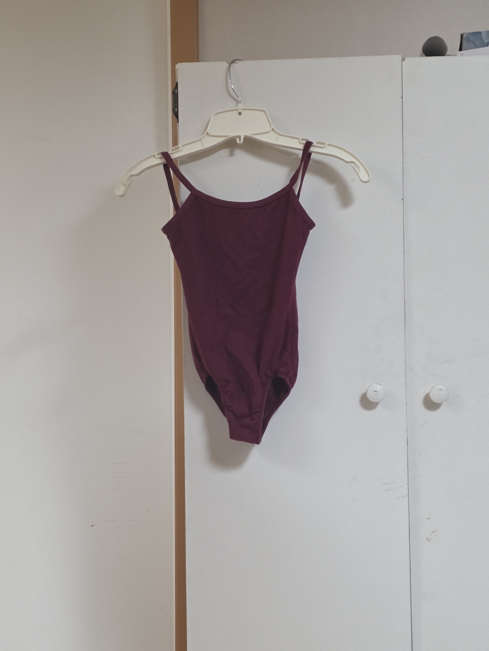 Girls' Plum One-Piece Leotard